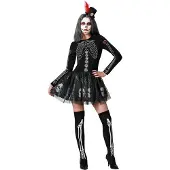Atosa Skinnende Skeletkostume