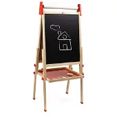 Eurekakids Alt-i-1 Træ Staffeli Med Whiteboard