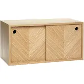 Hubsch Herringbone hylde Eg