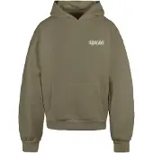 MJ Gonzales Sweatshirt 'Discipline Dynasty' lysegrå / mørkegrå / oliven / hvid
