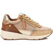 Carmela Carmelatil kvinder. 16182506-HIELO Sneakers i læder 161825 beige (37), 3-5 cm, Lynlås, Casual