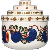 Iittala Taika Sato bøtte Ø14,5x15 cm Hvid-flerfarvet