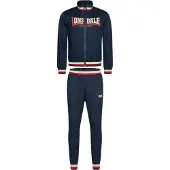 Lonsdale Joggingdragt 'Poolewe' lysebeige / navy / cranberry