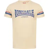 Lonsdale Bluser & t-shirts 'Creich' sand / ensian / rød