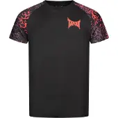 TAPOUT Funktionsskjorte 'Taproot' mørkelilla / rød / sort