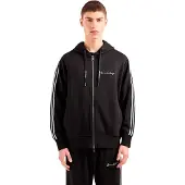 Armani Exchange A|X Armani Exchangetil mænd. 8NZMSHZ9N1Z1200 Sort sweatshirt med stretch (M), Casual, Polyester