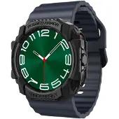 Spigen Rugged Armor-etui til Samsung Galaxy Watch Ultra (47 mm) – Mat sort