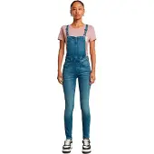 G-Star Lynn High Waist Skinny Overall - Medium blue - Women