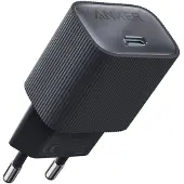 Anker Nano - Strømforsyningsadapter - 30 Watt - 3 A - IQ 3.0 (USB-C) - stensort