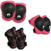 Crazy Safety , beskyttelsessæt, junior, pink