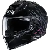 HJC i71 Celos MC5 Integralhjelm Sort/Krom XL