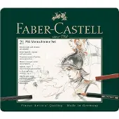 Faber-Castell Monokrom Tegning Af Etuiet 21 Stykker