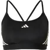 Adidas Sports Bh Aeroreact 3-stripes - Sort/hvid Kvinde, størrelse X-Small
