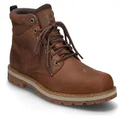 Timberland Timberlandtil mænd. TB0A69UHEM61 Britton Road brune vandtætte snørestøvler med mellemkalv (46), Læder, Fast, Blonder, Casual, Bæredygtig
