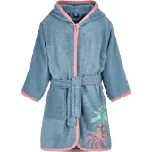 Playshoes Badekåbe taupe / grøn / lyserød