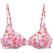 LASCANA Bikinioverdel oliven / lilla / cranberry / hvid
