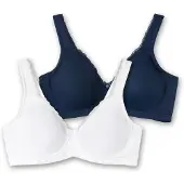 Sheego BH navy / hvid