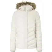 Pepe Jeans Pepe Jeanstil kvinder. PL402480 Babs kort hvid jakke Babs kort hvid (M), Casual, Nylon, Bæredygtig