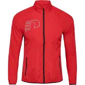Newline Sportsjakke grå / cranberry / sort