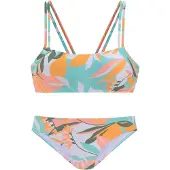 Sunseeker Bikini turkis / gran / lyseorange / hvid