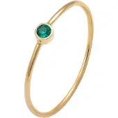 Elli Ring guld / smaragd