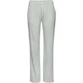s.Oliver Pyjamasbukser pastelgrøn / hvid