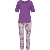 Vivance Pyjamas 'Dreams' lilla