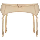 TEYLI Strømpe med holder 'Eleonora' beige