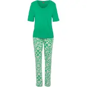 s.Oliver Pyjamas grøn / hvid
