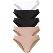 Petite fleur Slip lysebeige / sort / hvid