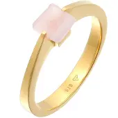Elli PREMIUM Ring guld / lys pink