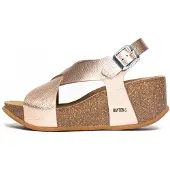 Bayton Sandaler 'Jerez' rosa guld / sort
