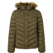 Pepe Jeans Pepe Jeanstil kvinder. PL402480 Babs kort grøn jakke Babs kort grøn (S), Casual, Nylon, Bæredygtig