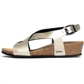 Bayton Sandaler 'Salamanque' brun / guld / sort