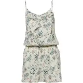 KOROSHI Jumpsuit dueblå / brun / hvid