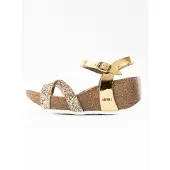 Bayton Sandaler med rem 'Venus' guld / sort