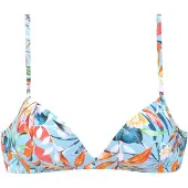 Venice beach Bikinioverdel lyseblå / orange / hvid