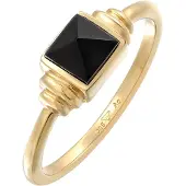 Elli PREMIUM Ring guld / sort