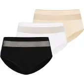 TEYLI Panty 'Vera' beige / sort / hvid