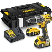 DeWalt DCD796P2 18V XR LI-ION Kompakt Slagboremaskine - inkl. 2 x 5Ah batterier, oplader, kuffert