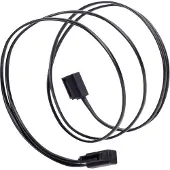 Silverstone CP11 - SATA-kabel - Serial ATA 150/300/600 - SATA (hun) til SATA (hun) - 50 cm - 90° stik - sort