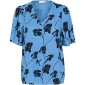 Kaffe Bluse 'KA Ariana' azur / sort