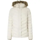 Pepe Jeans Pepe Jeanstil kvinder. PL402480 Babs kort hvid jakke Babs kort hvid (L), Casual, Nylon, Bæredygtig