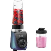 Tefal Blend Up BL19H4F0, Bordplade blender, 0,85 L, Impulsfunktion, Knusning af is, 1000 W, Blå, Transparent