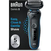 Braun 51-B1000s, Folie shaver, Sort, Blå, Sort, Strøm, Vekselstrøm/batteri, Lithium-Ion (Li-Ion)