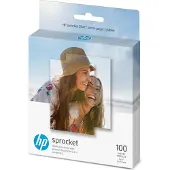 HP Sprocket 2x3 Premium Zink Sticky-Back Photo Paper, 100 ark – Peel & Stick, smudsbestandigt til Sprocket-printere