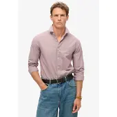 Superdry Superdrytil mænd. M4010860A Afslappet langærmet pink skjorte (M), Casual, Bomuld, Lange ærmer