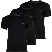 HUGO Bluser & t-shirts rød / sort