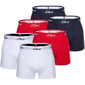 s.Oliver Boksershorts blå / rød / hvid