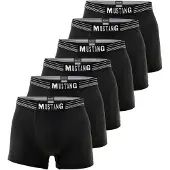 Mustang Boksershorts sort / hvid